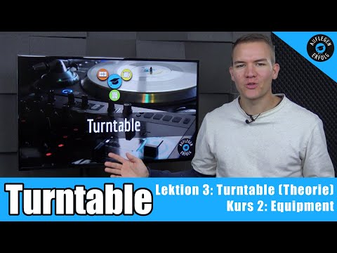 ALLES was du über einen DJ-TURNTABLE wissen musst | Lektion 2.3.1 - DJ-Turntable-Theorie