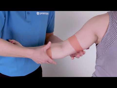 Skadehantering - Hur man tejpar en armbågsled