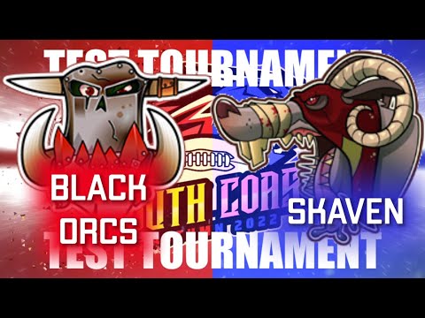 Black Orcs vs Skaven - Blood Bowl Sevens | Test Live Tabletop Stream (Bonehead Podcast)