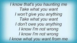 Sense Field - Take What You Want Lyrics