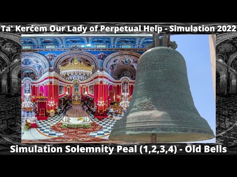 Mota Simulazzjoni (2022 - 1,2,3,4) - Ta' Kerċem Madonna tas-Sokkors - Qniepen l-Antiki - 4 Qniepen