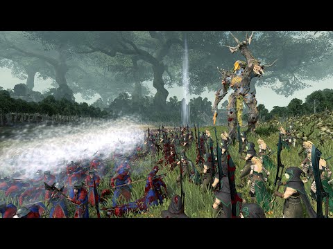 durthu's vengance- wood elves vs Brettonia- warhammer 2 cinematic battle