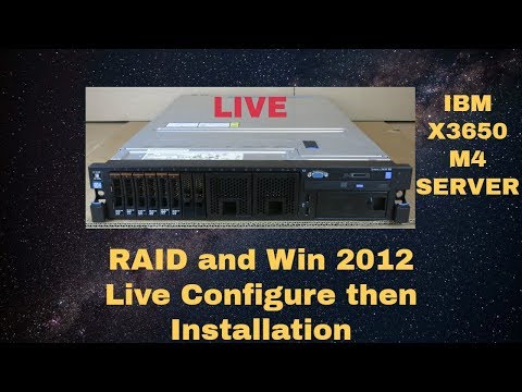 IBM X3650 M4 Server Full Raid Setup