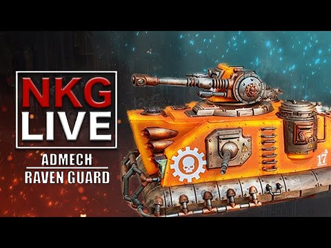 Raven Guard Vs Adeptus Mechanicus - Warhammer 40K Battle Report | NKG Live
