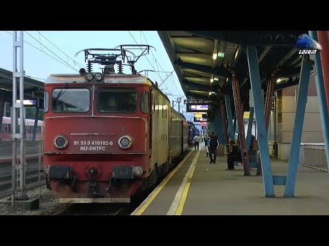 Trenuri pe Seară in Gara Bistrița Nord 🚊🚅 Trains on Evening in Bistrița Nord Station - 13 May 2022
