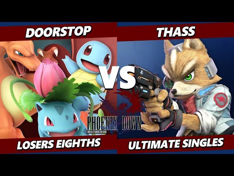 Phoenix Down Top 8 - Doorstop (Pokemon Trainer) Vs. Thass (Fox) Smash Ultimate - SSBU