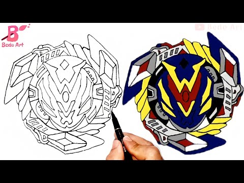 Beyblade Drawing | How to Draw Beyblade | very easy step by step