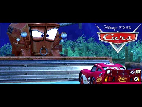 Lightning McQueen Cars Movie Game All Cutscenes Tractor Tipping Frank Mater Mack Truck Tractor Video