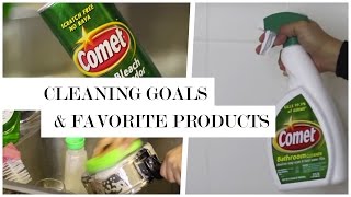 Cleaning Goals + Favorite Cleaning Products