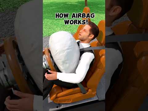 This is How AirBag Works! #car #trending #vehicles
