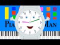 KidsTV123 What S The Time Slow EASY Medium 4K Piano Tutorial