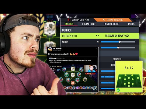 The BEST 3412 Custom Tactics got me 16-2 in TOTS FUT Champs! 😱 ft. Ian Wright & Rewards! FIFA 22
