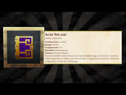Making Acid Splash a Ars Nouveau Spell - Minecraft 1.16.5 - DND 5e