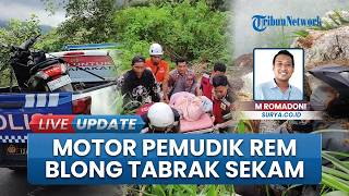 Waspada Jalur Cangar-Pacet: Pemudik Trabas Sekam di Jalur Penyelamat akibat Rem Tak Berfungsi