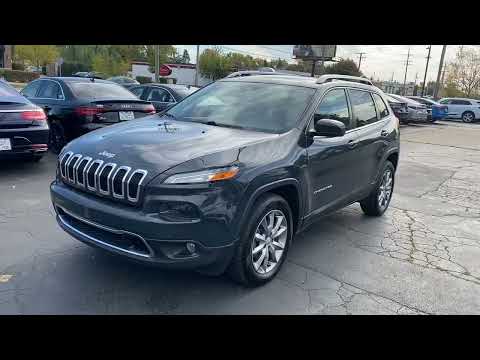 Used 2018 Jeep Cherokee Limited Sport Utility 4D for sale in