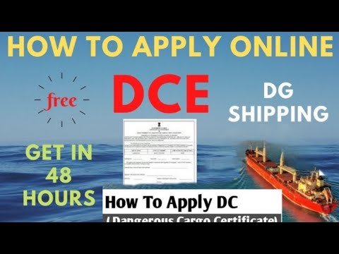 DCE certificate for oil chem in 48 hours ...#DCE online application