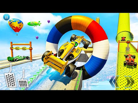 Formula Car Stunt Games Gt Racing Car Games 2020 - 3D Ramp Formula Race - Android GamePlay