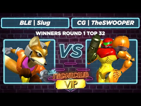 The Nightclub VIP: BLE | SluG (Fox) vs CG | TheSWOOPER (Samus) - WR1 SSBM Top 32
