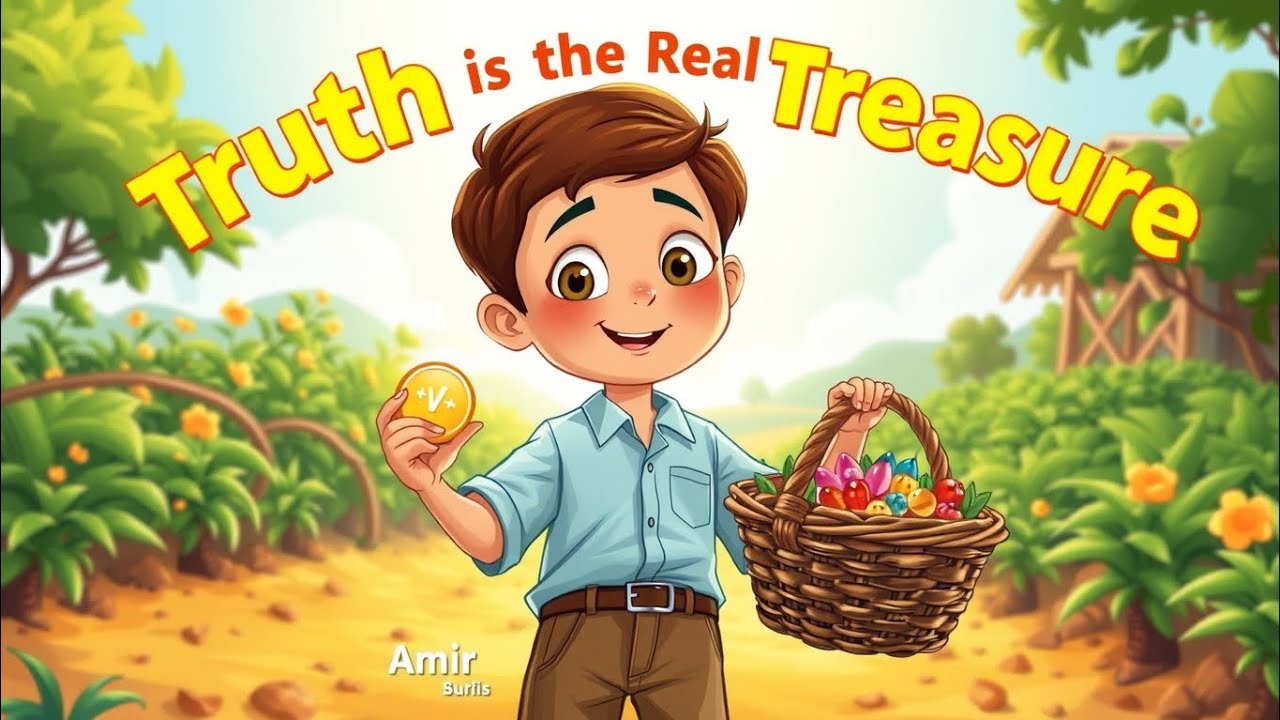 “🌱 The Little Farmer Who Spoke the Truth | Kids Moral Story about Honesty”