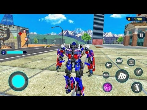 Flying Jet Robot Car Transforming  Game 2020 - Android Gameplay #1