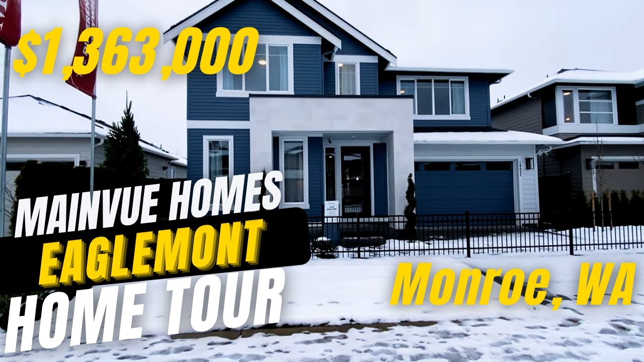 Monroe, WA | Eaglemont Community | Mainvue Homes | Lotus Model | Home Tour | 4239 sq ft