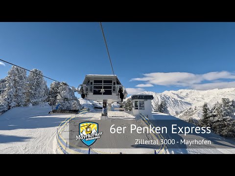 6er Penken Express (Winter) Full Ride - Mayrhofen | Built by Doppelmayr in 1998
