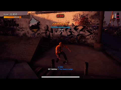 Tony Hawk Pro Skater 1 + 2 - Venice Beach - Tailslide Venice Ledge