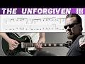 METALLICA THE UNFORGIVEN III Guitar Cover With TAB Lesson