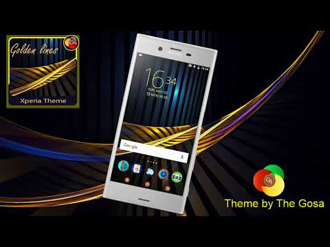 Golden lines | Xperia™ Theme Video