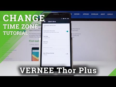 Date & Time Settings in VERNEE Thor Plus - Time Zone Update