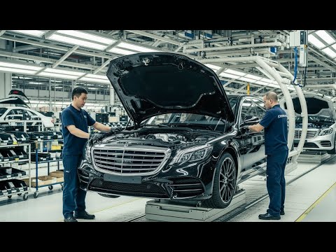Inside the most modern Mercedes S-CLASS factory in Germany