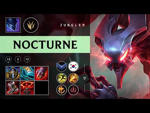 Nocturne Jungle vs Xin Zhao - KR Diamond Patch 25.22