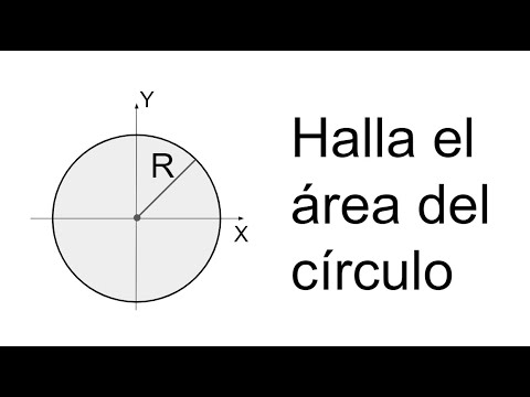 HALLA EL ÁREA DEL CÍRCULO. Integración