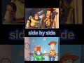 Toy Story 2 Recreation Side By Side Comparison Toystory Buzzlightyear Toystory2 Woody
