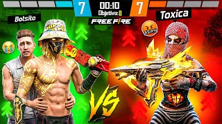 TOXICA HUMILLA A UN BOTCITO Y LA RETO A UN PVP EN FREE FIRE😱!