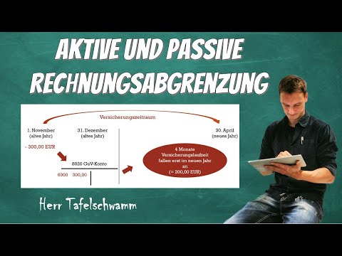 Accruals and deferrals – PRA and ARA on T-accounts – Simply explained with an example