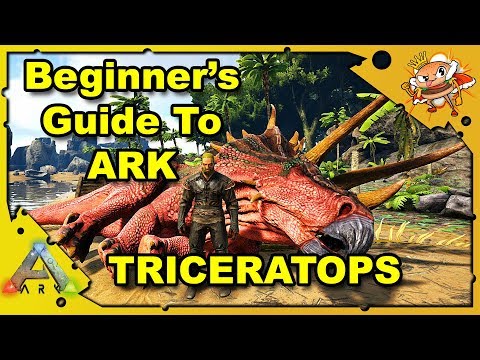 How to Get Started in ARK - A Beginners Guide How To Tame A Trike - Ark: Survival Evolved Episode 3