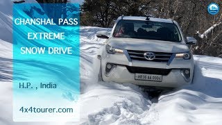 Extreme Snow Drive to Chanshal Pass | Toyota Fortuner | Off Road | 4K