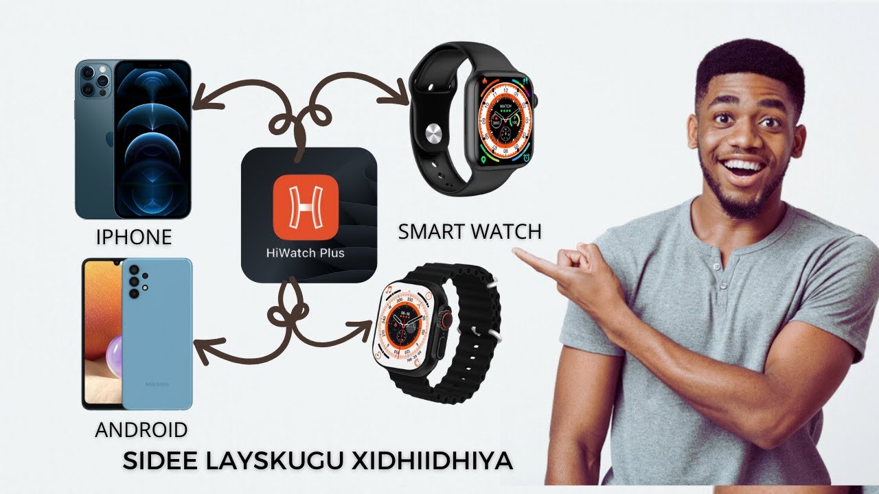 Sidee Iskugu Xidhiidhin Karta Saacada Smart Watch & Mobilkaga | I60 , I20 ,Ultra 8 Smart Watchs thumbnail