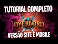 Overlord Novo Jogo Nft Tutorial Completo Site E Mobile