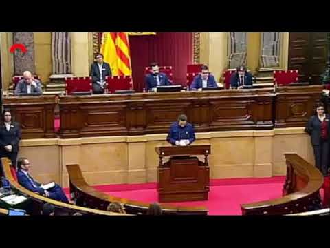 23-11-18 GERARD GOMEZ zasca rera zasca a C's al Parlament.
