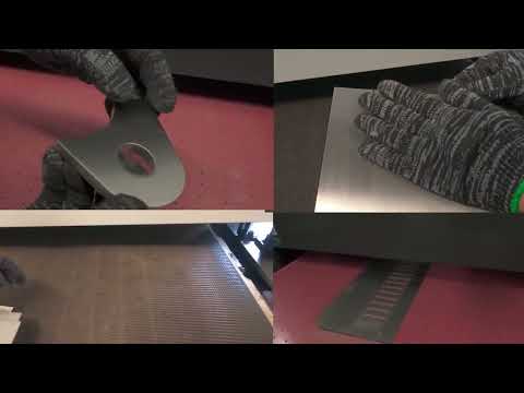 Stainless Steel Sheet — Edge Deburring