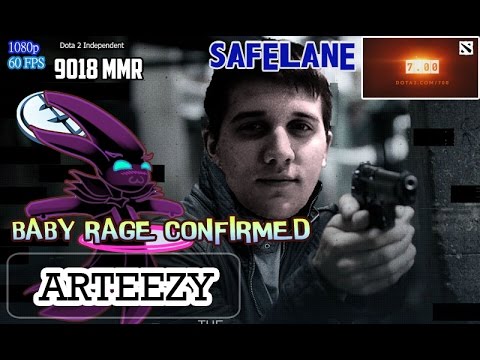 😱 ARTEEZY SPECTRE | BABY RAGE CONFIRMED | BEST DOTA 2 GAMEPLAY 2017