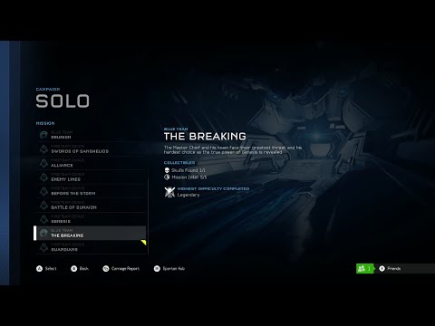 Halo 5: Guardians The Breaking - Legendary Lone Wolf Walkthrough (Solo) Part 10