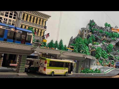 Erster Versuch am Hochbahnhof | Kaufhaus 2 Etage | Folge 113 LEGO® Klemmbaustein Stadt Baustein