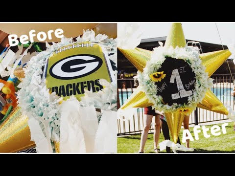 Party Prep for birthday || remake cakes and piñata