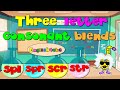Three Letter Consonant Blends Spl Spr Scr Str Phonics Song