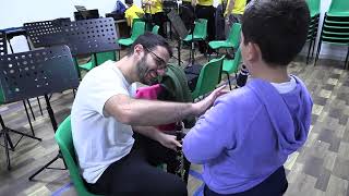 Ischia. Open Day for the Ischia City Band's music school.