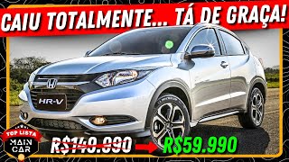 5 CARROS QUE CAÍRAM DE PREÇO E HOJE SÃO UMA GRANDE OPORTUNIDADE! 🔥