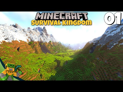 🏰 I Want To Build A Kingdom in Minecraft 🏰 | Minecraft Survival Kingdom Episode #1
